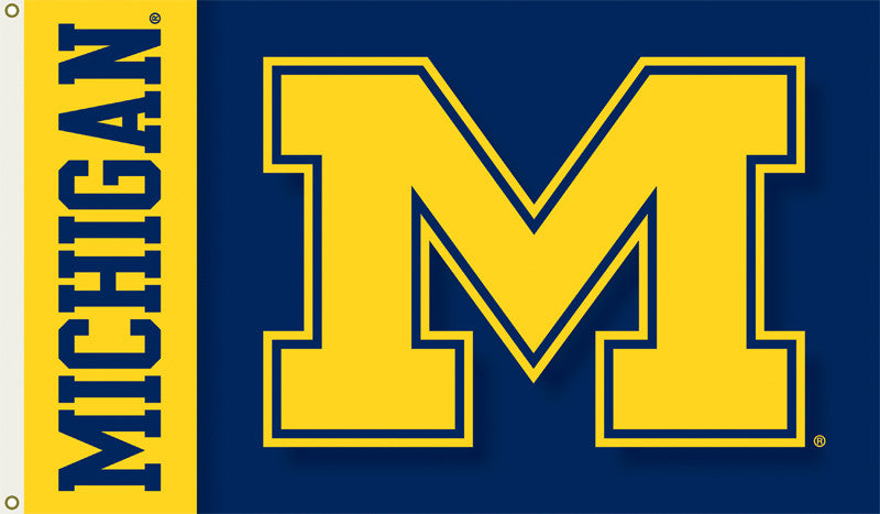 Michigan Wolverines 2-sided 3 Ft. X 5 Ft. Flag W/grommets