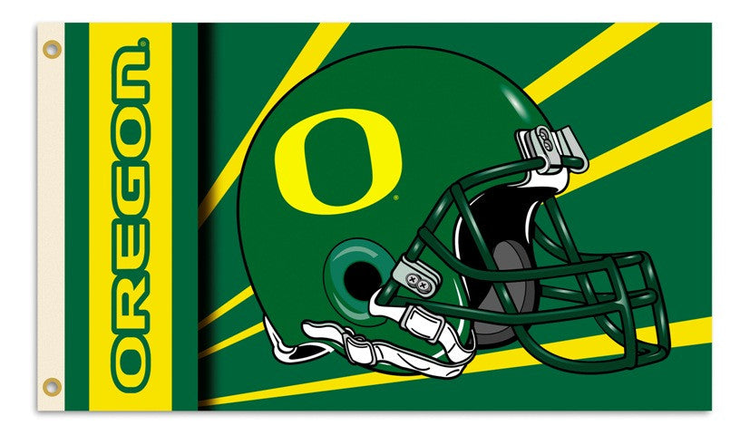 Oregon Ducks 2-sided 3 Ft. X 5 Ft. Flag W/grommets