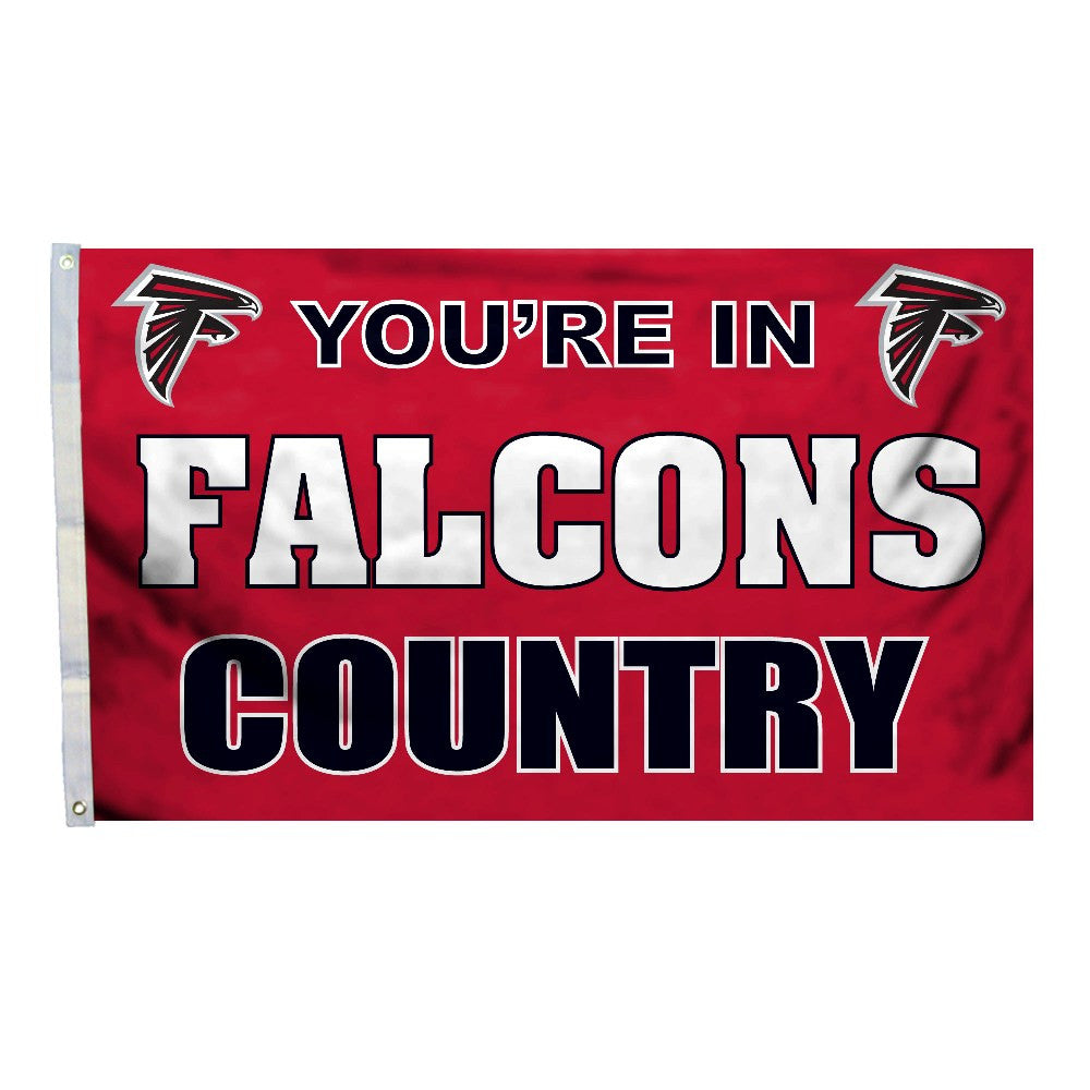 Atlanta Falcons 3 Ft. X 5 Ft. Flag W/grommetts