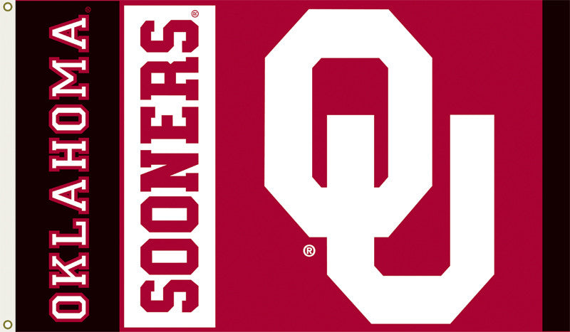 Oklahoma Sooners 3 Ft. X 5 Ft. Flag W/grommets