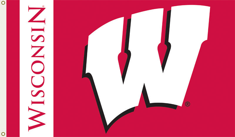 Wisconsin Badgers 3 Ft. X 5 Ft. Flag W/grommets