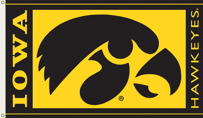 Iowa Hawkeyes 3 Ft. X 5 Ft. Flag W/grommets