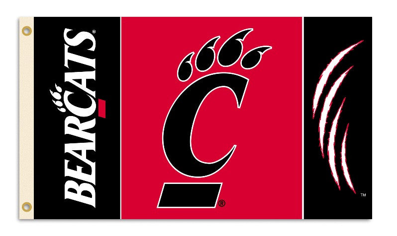 Cincinnati Bearcats 3 Ft. X 5 Ft. Flag W/grommets