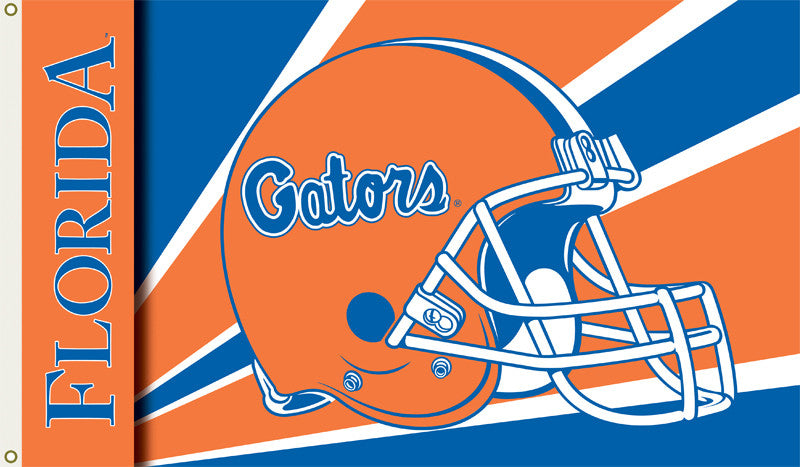 Florida Gators 3 Ft. X 5 Ft. Flag W/grommets - Helmet Design