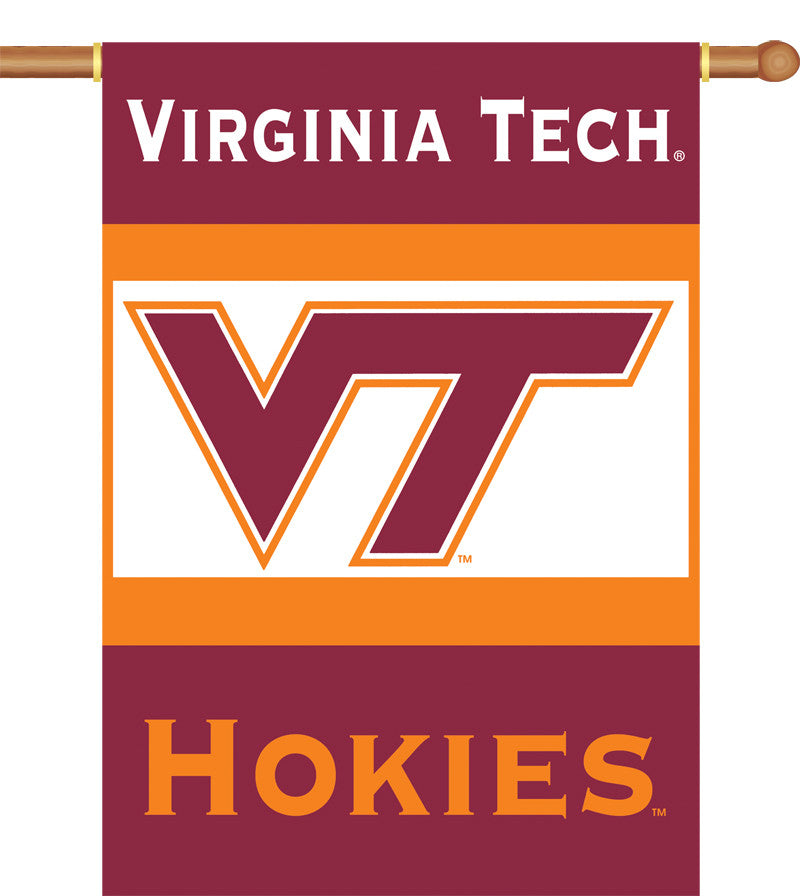 Virginia Tech Hokies 2-sided 28" X 40" Banner W/ Pole Sleeve