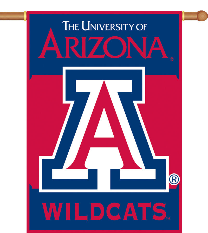 Arizona Wildcats 2-sided 28" X 40" Banner W/ Pole Sleeve