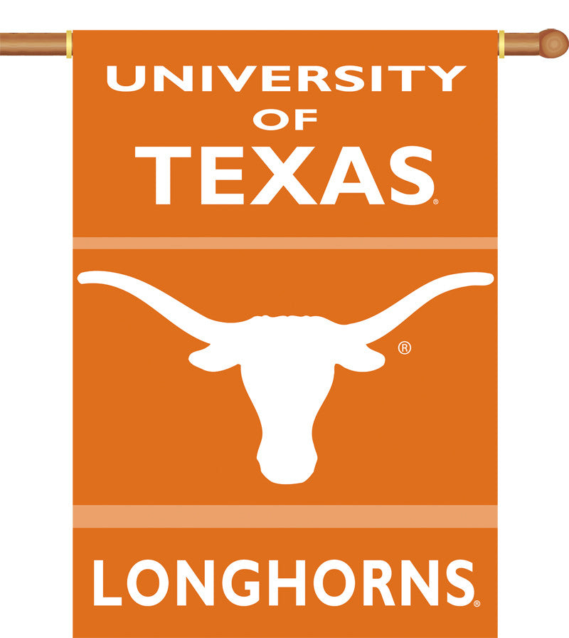 Texas Longhorns 2-sided 28" X 40" Banner W/ Pole Sleeve