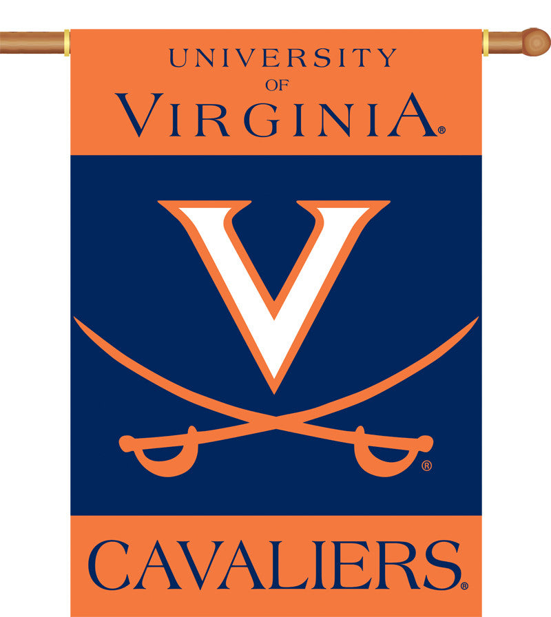 Virginia Cavaliers 2-sided 28" X 40" Banner W/ Pole Sleeve