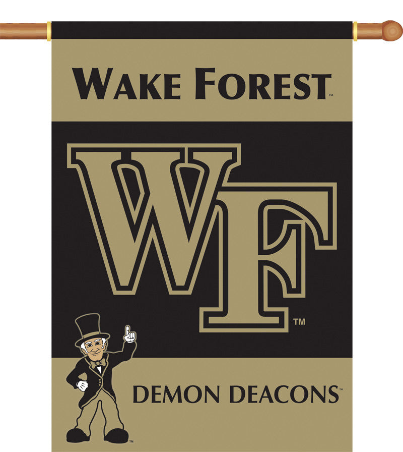 Wake Forest 2-sided 28" X 40" Banner W/ Pole Sleeve