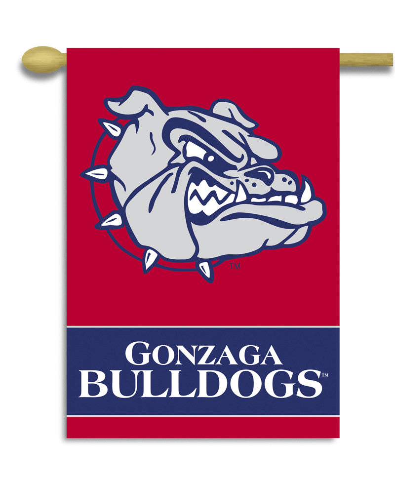 Gonzaga Bulldogs 2-sided 28" X 40" Banner W/ Pole Sleeve