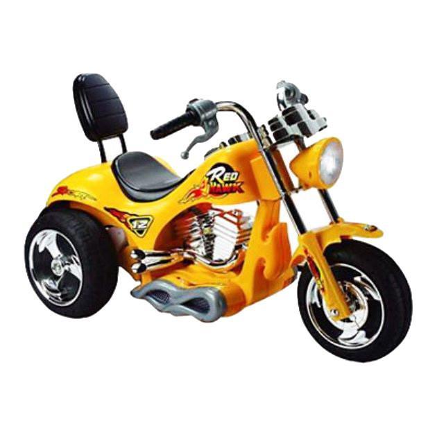 Red Hawk Motorcycle 12v Yellow Mm-gb5008_yellow