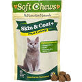 Naturvet Naturals Skin & Coat Plus Catnip Soft Chews For Cats, 50 Count