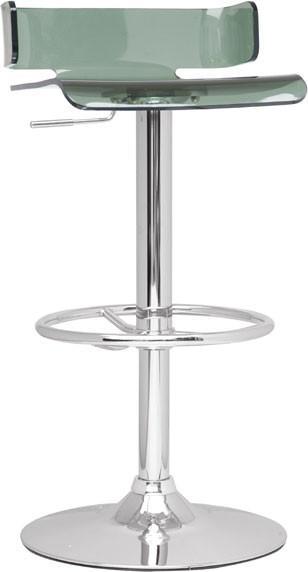 Chintaly 0325-as-gry Pneumatic Gas Lift Adjustable Height Swivel Stool - 22.44" - 31.1"