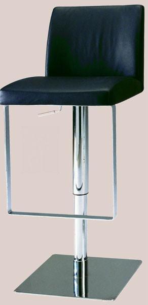 Chintaly 0813-as-blk Pneumatic Gas Lift Adjustable Height Swivel Stool - 24" - 33"