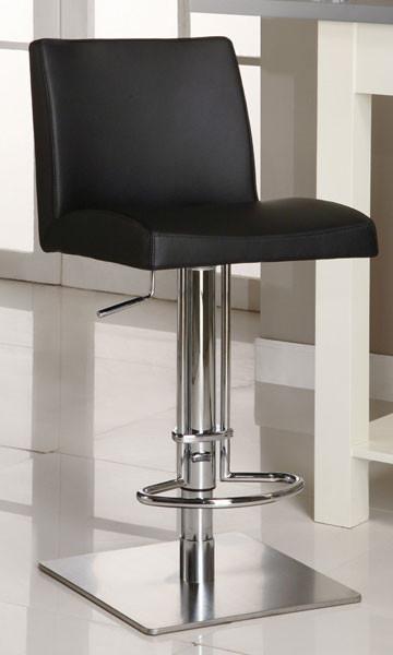 Chintaly 0814-as-blk Pneumatic Gas Lift Adjustable Height Swivel Stool - 24" - 33"