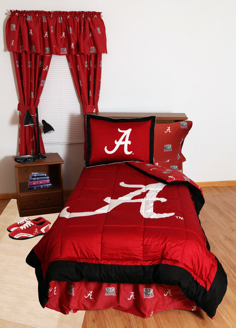 Alabama Bed In A Bag King - With Team Colored Sheets - Alabbkg By College Covers