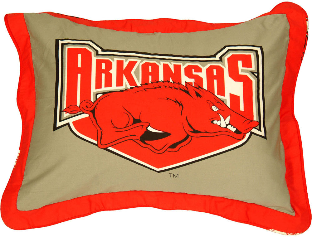 Arkansas Printed Pillow Sham - Arksh By College Covers