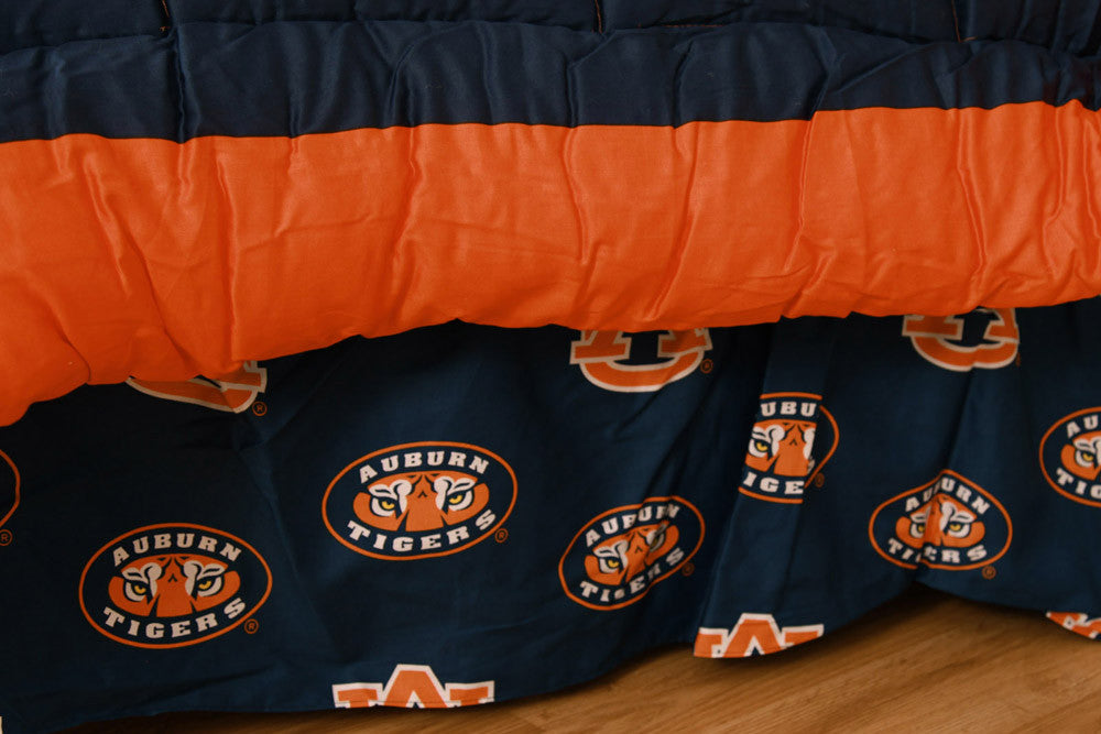 Auburn Printed Dust Ruffle King - Aubdrkg By College Covers