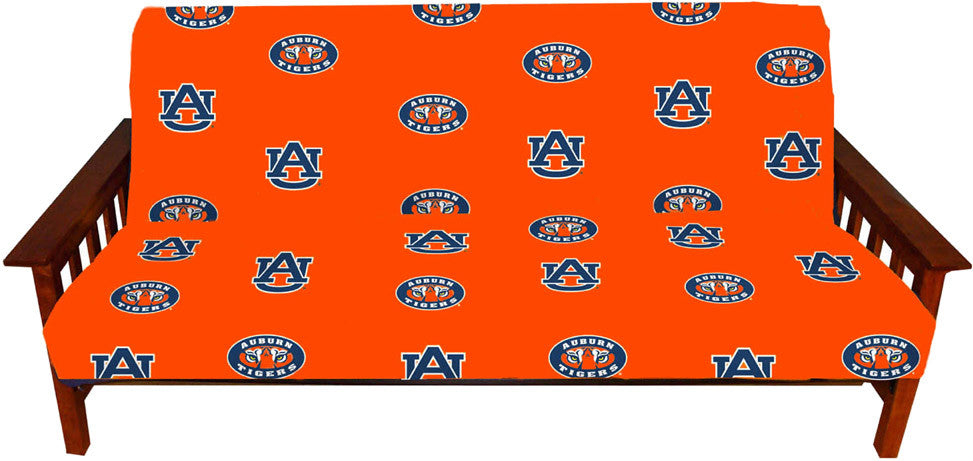 Auburn Futon Cover - Full Size Fits 8 And 10 Inch Mats - Aubfc By College Covers