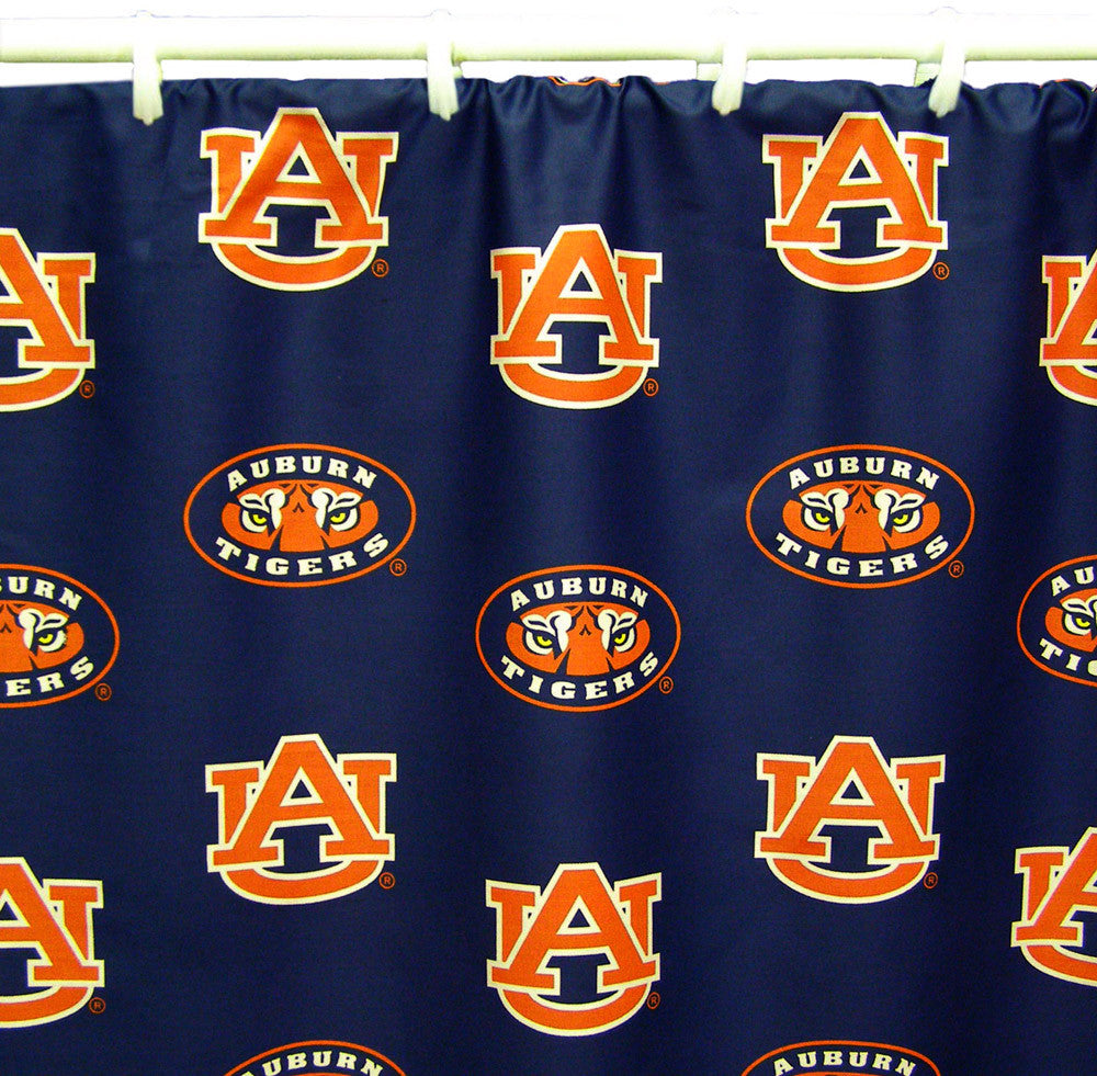 Auburn Printed Shower Curtain Cover 70" X 72" - Aubsc By College Covers