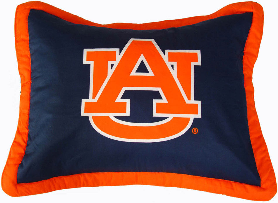 Auburn Printed Pillow Sham - Aubsh By College Covers