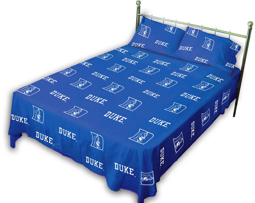 Duke Printed Sheet Set King - Solid - Duksskg By College Covers