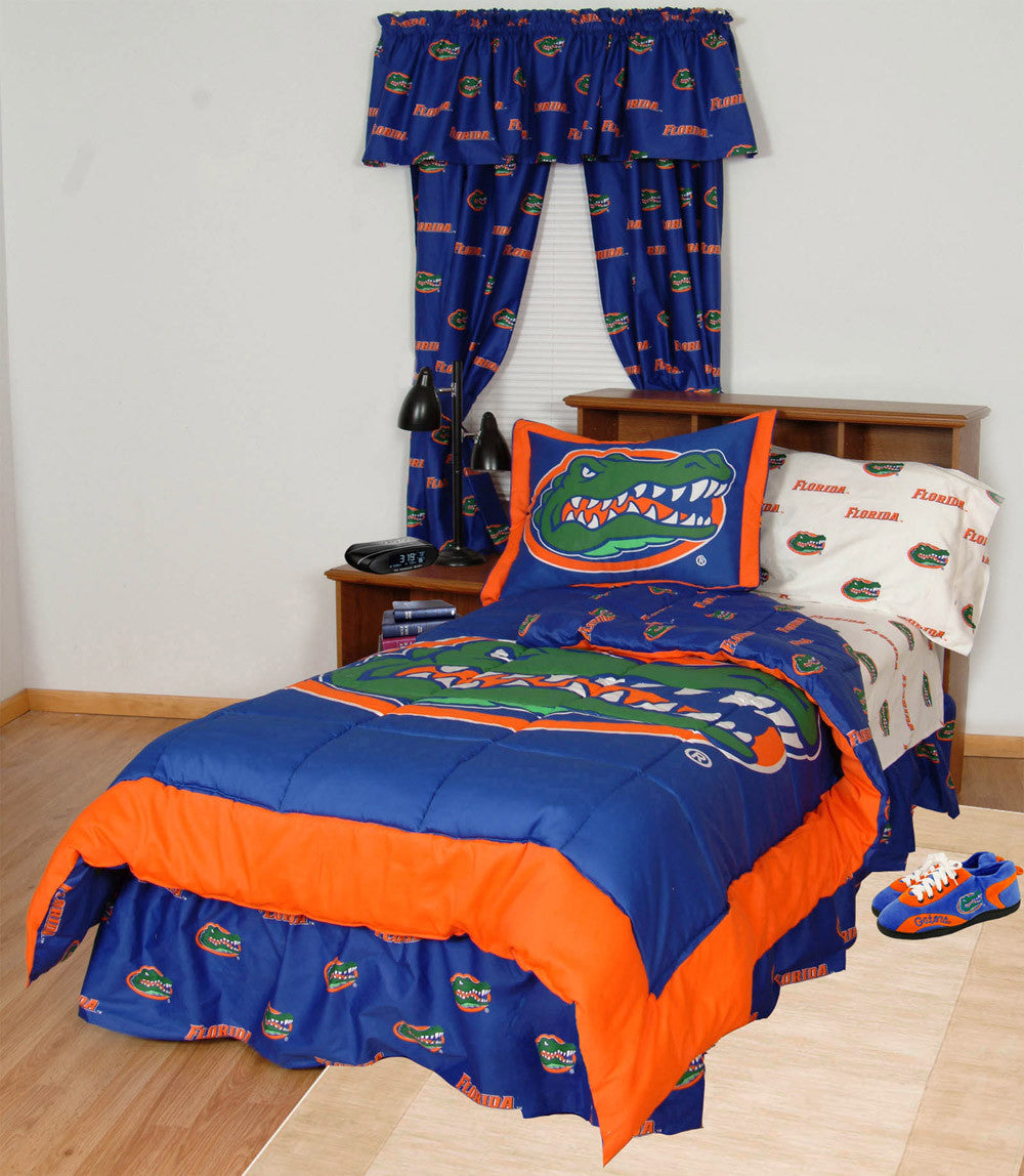 Florida Bed In A Bag King - With White Sheets - Flobbkgw By College Covers