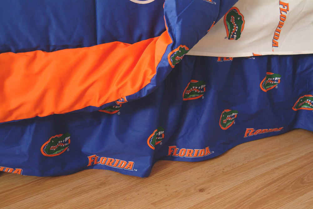 Florida Printed Dust Ruffle King - Flodrkg By College Covers