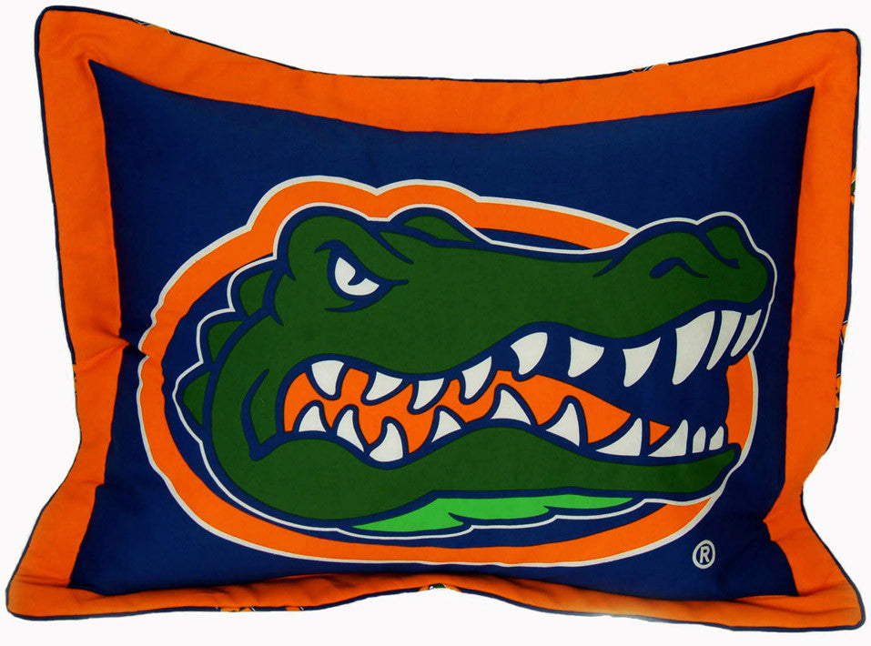 Florida Printed Pillow Sham - Flosh By College Covers