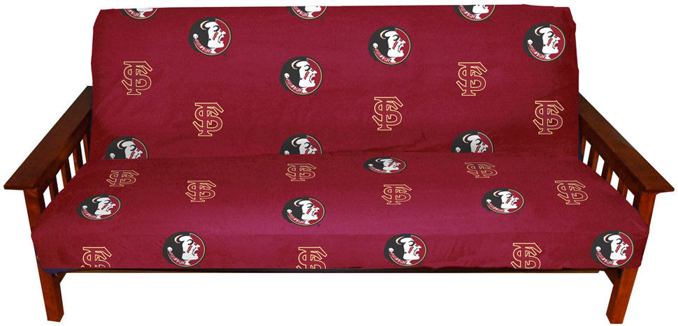 Fsu Futon Cover - Full Size Fits 8 And 10 Inch Mats - Fsufc By College Covers