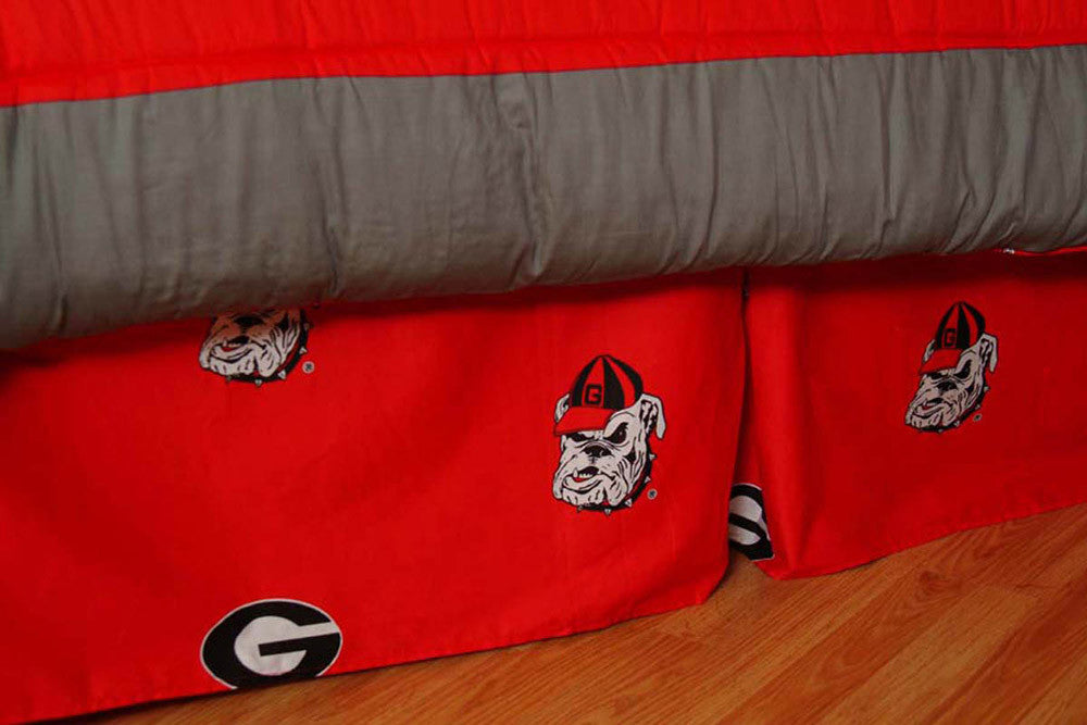 Georgia Printed Dust Ruffle Full - Geodrfl By College Covers