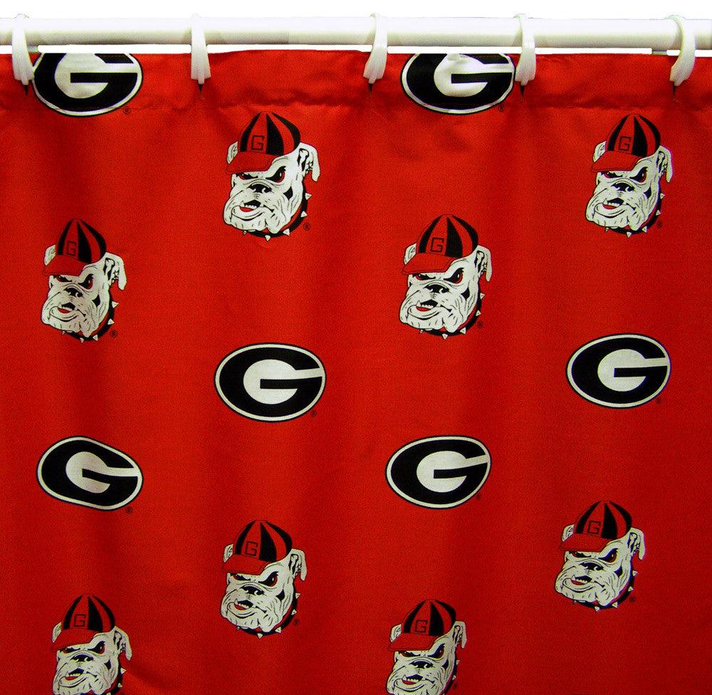 Georgia Printed Shower Curtain Cover 70" X 72" - Geosc By College Covers