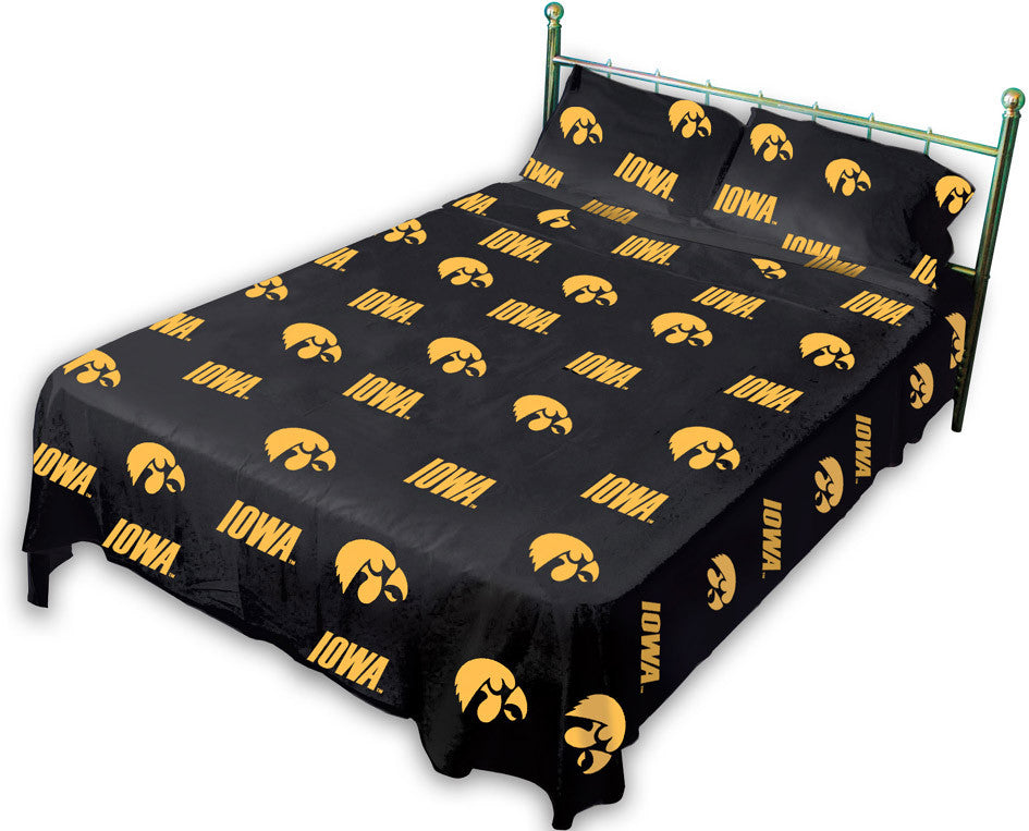 Iowa Printed Sheet Set Full - Solid - Iowssfl By College Covers