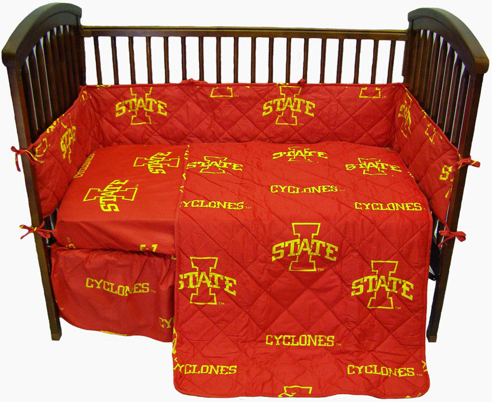 Iowa State 5 Piece Baby Crib Set - Isucs By College Covers