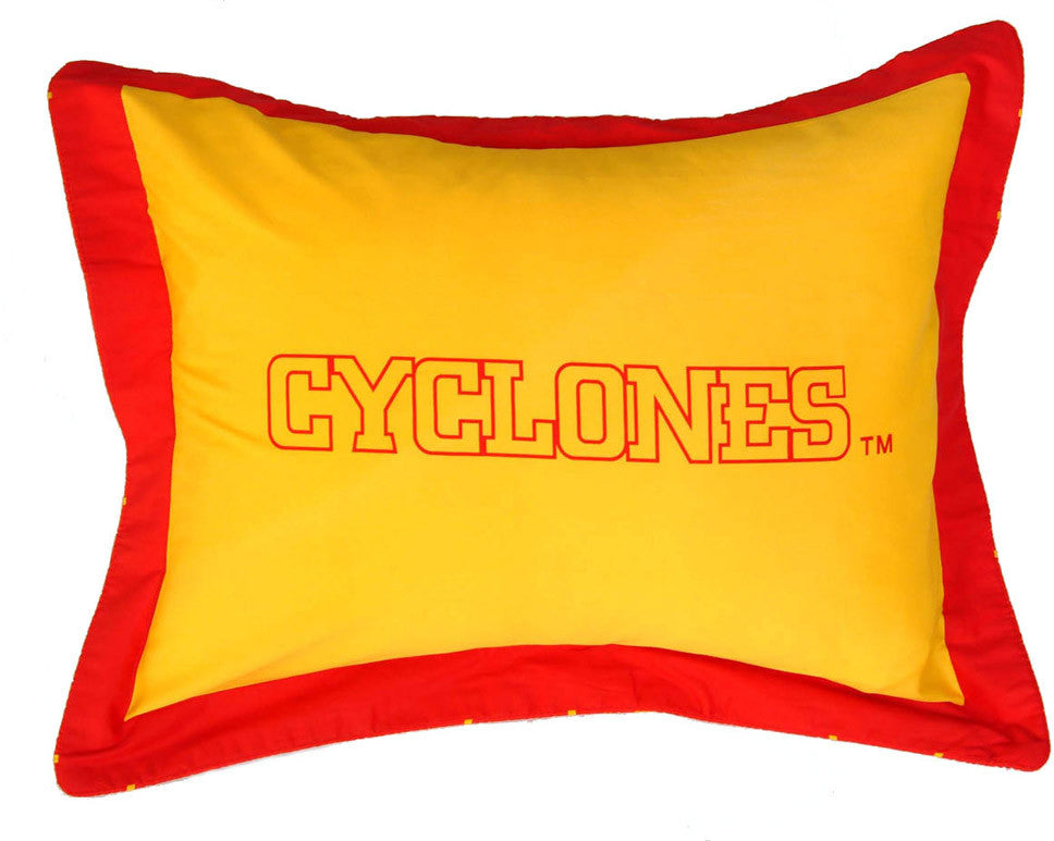 Iowa State Printed Pillow Sham - Isush By College Covers