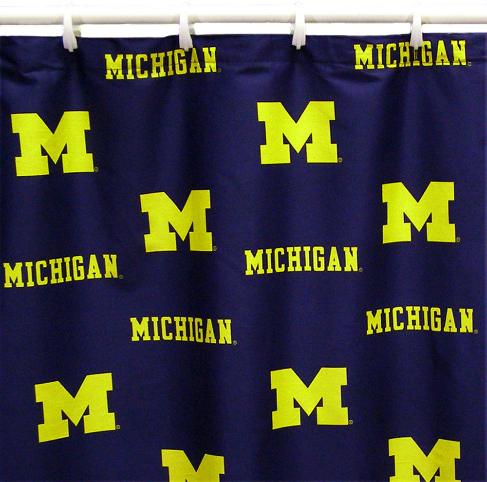 Michigan Printed Shower Curtain Cover 70" X 72" - Micsc By College Covers