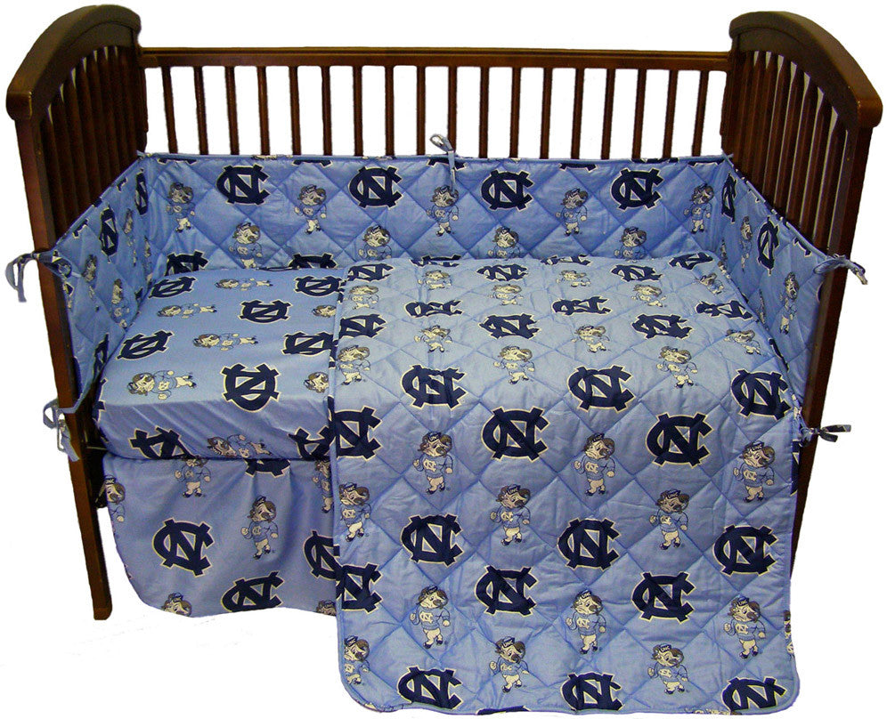 Unc 5 Piece Baby Crib Set - Ncucs By College Covers