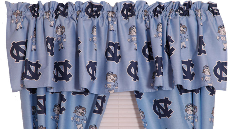 Unc Printed Curtain Valance - 84 X 15 - Ncucvl By College Covers