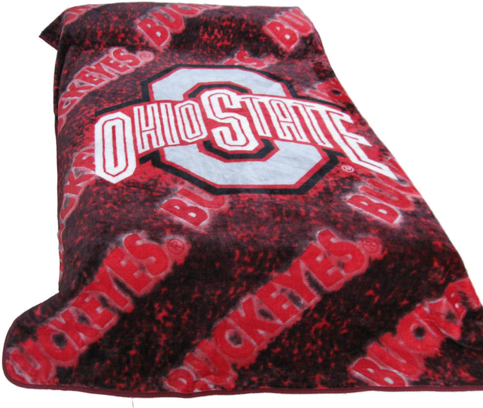 Ohio State Throw Blanket / Bedspread - Ohith By College Covers