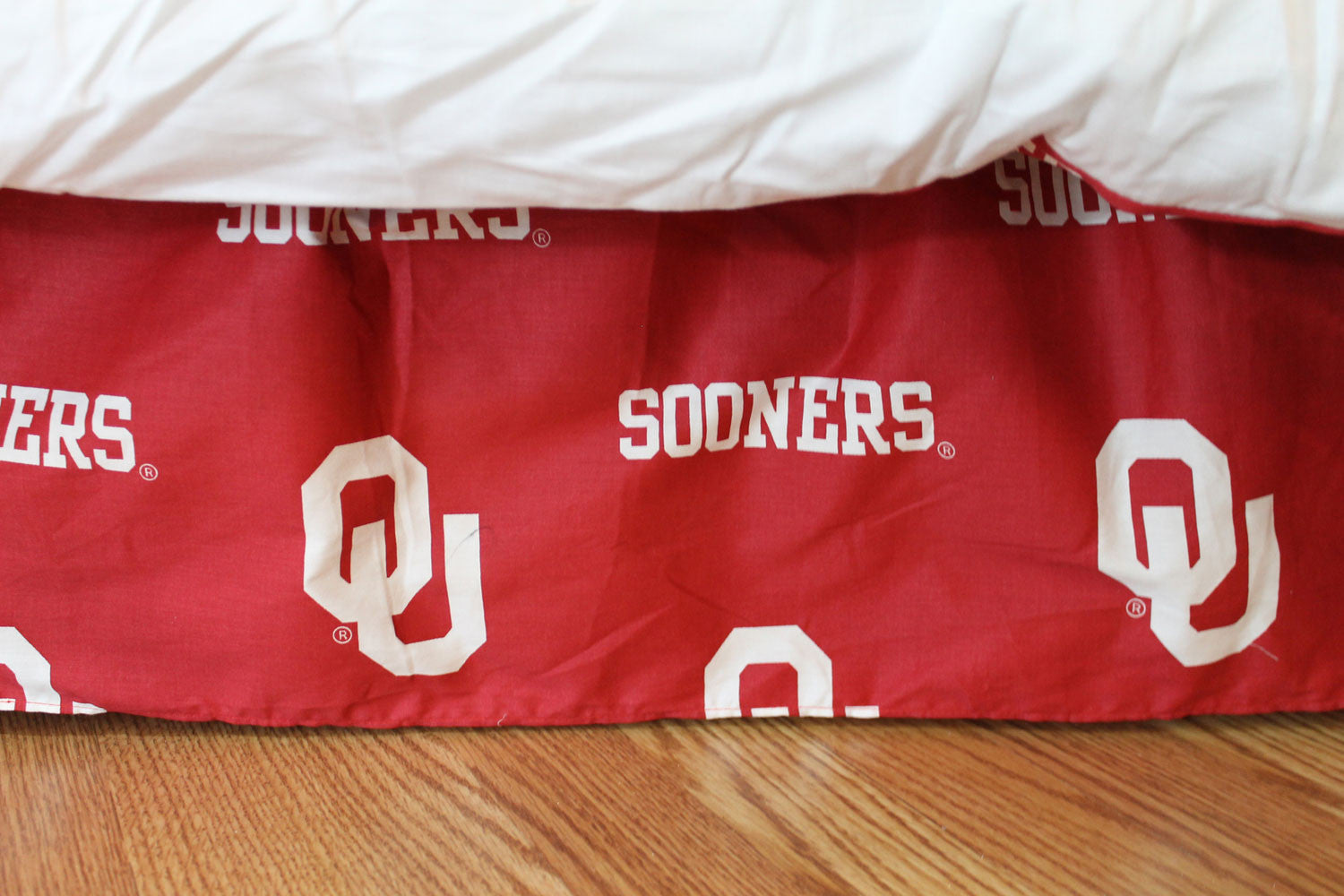 Oklahoma Printed Dust Ruffle Full - Okldrfl By College Covers