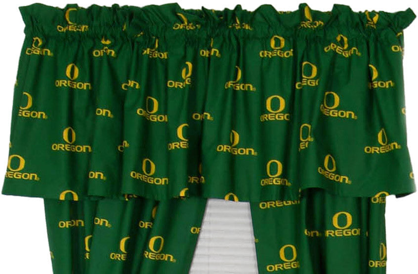 Oregon Printed Curtain Valance - 84 X 15 - Orecvl By College Covers