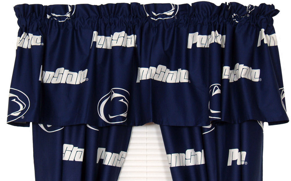 Penn State Printed Curtain Valance - 84 X 15 - Psucvl By College Covers