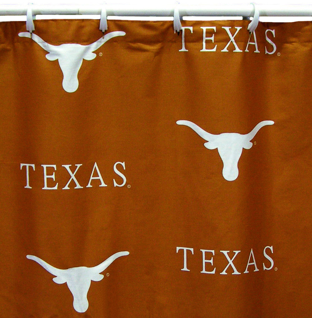 Texas Printed Shower Curtain Cover 70" X 72" - Texsc By College Covers