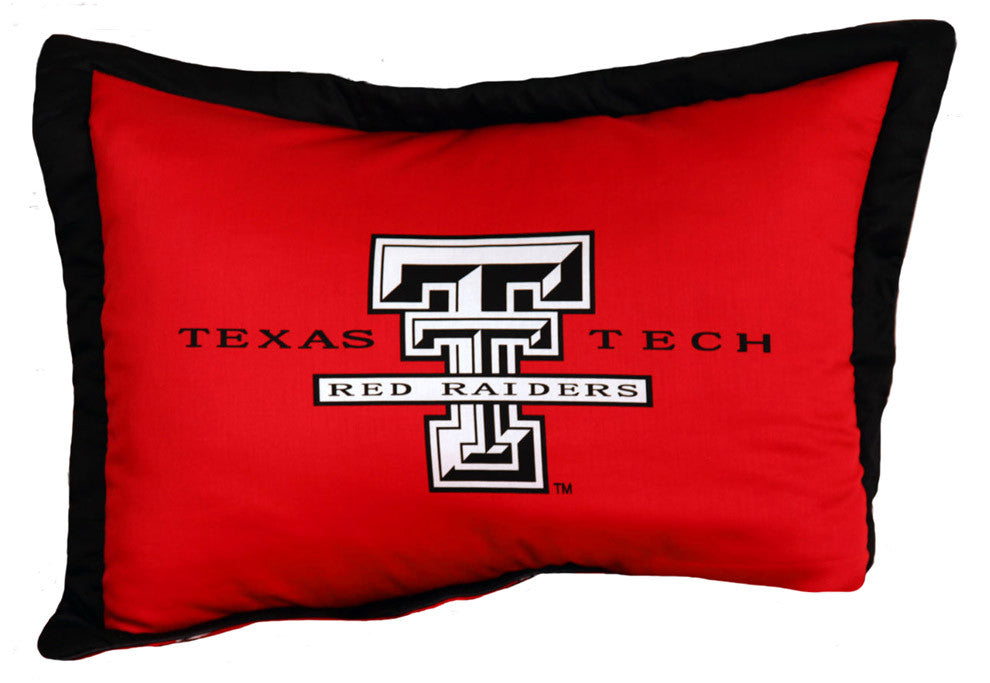 Texas Tech Printed Pillow Sham - Ttush By College Covers