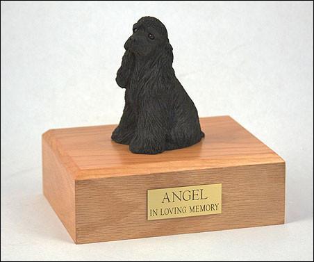 Cocker Spaniel, Black Tr200-1825 Figurine Urn