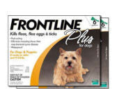 Frontline Plus, Dogs 0-22 Lbs (12 Doses)