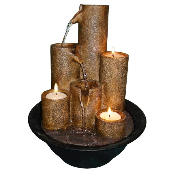 Alpine Wct202 Tabletop Fountain With Three Candles