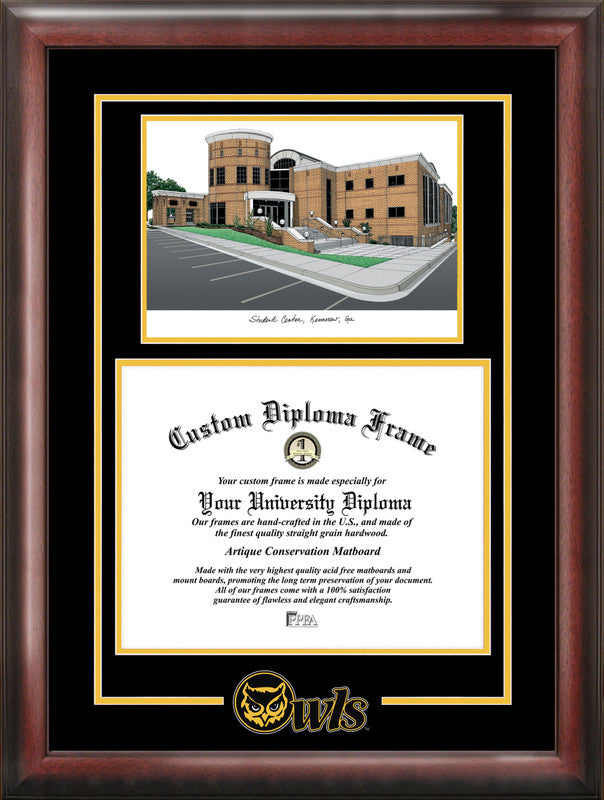 Kennesaw State University Spirit Graduate Frame With Campus Image