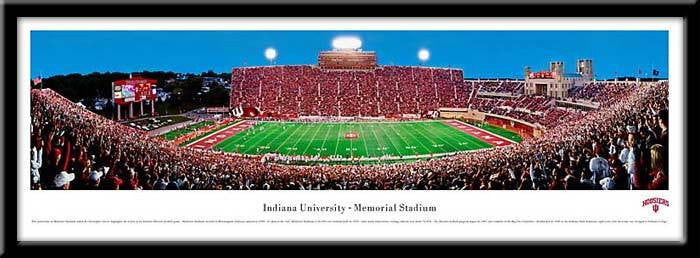 Indiana University, Bloomington Framed Stadium Print