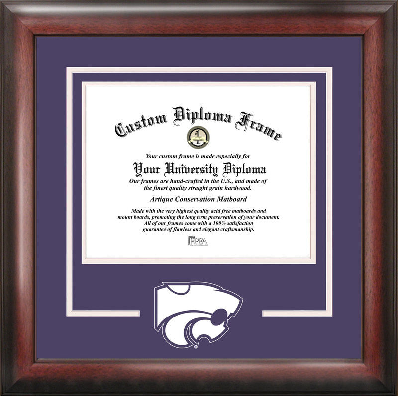 Kansas State University Spirit Diploma Frame